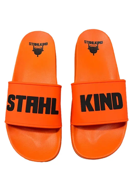 Badelatschen Orange - knapper Bestand - Nachlieferung zeitnah!